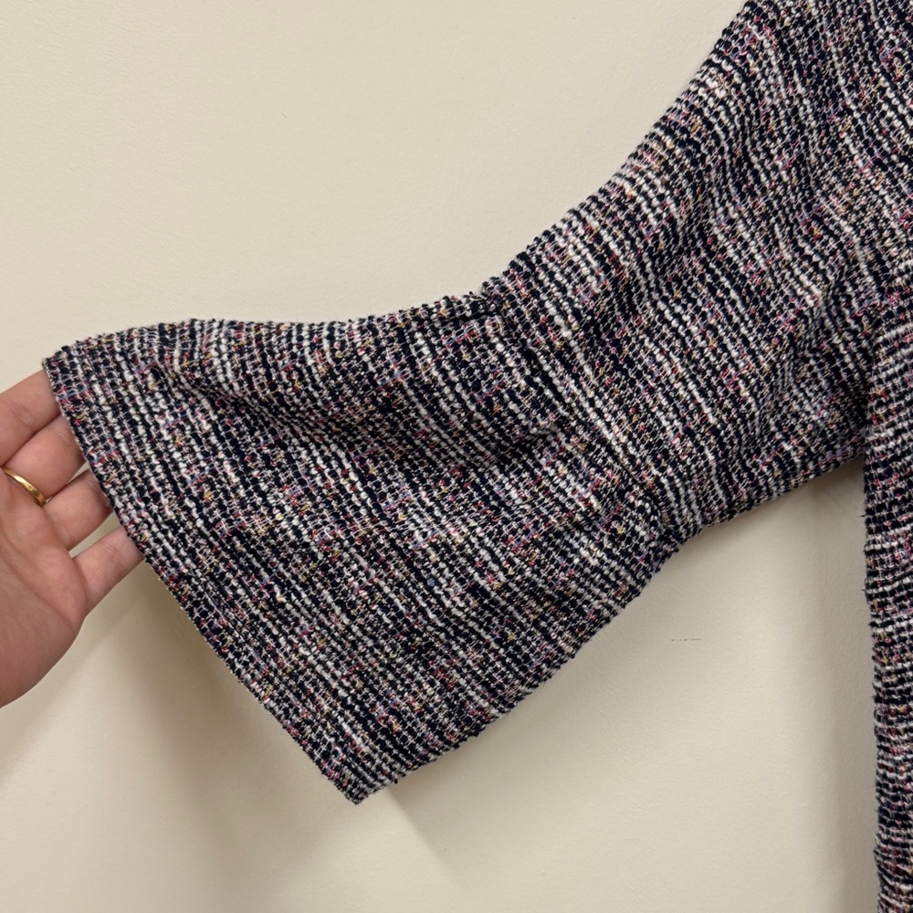 Women's Black and White Knit‎ Top - Picture 4 of 5
